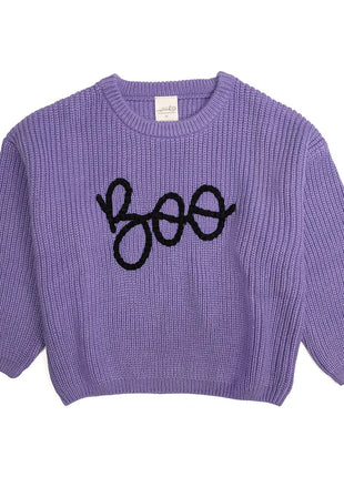 “Boo” Yarn Knit Sweater