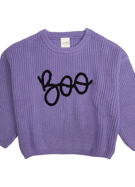 “Boo” Yarn Knit Sweater