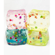 Showcase Satisfying Fruit Ice Cube Squishy Toy