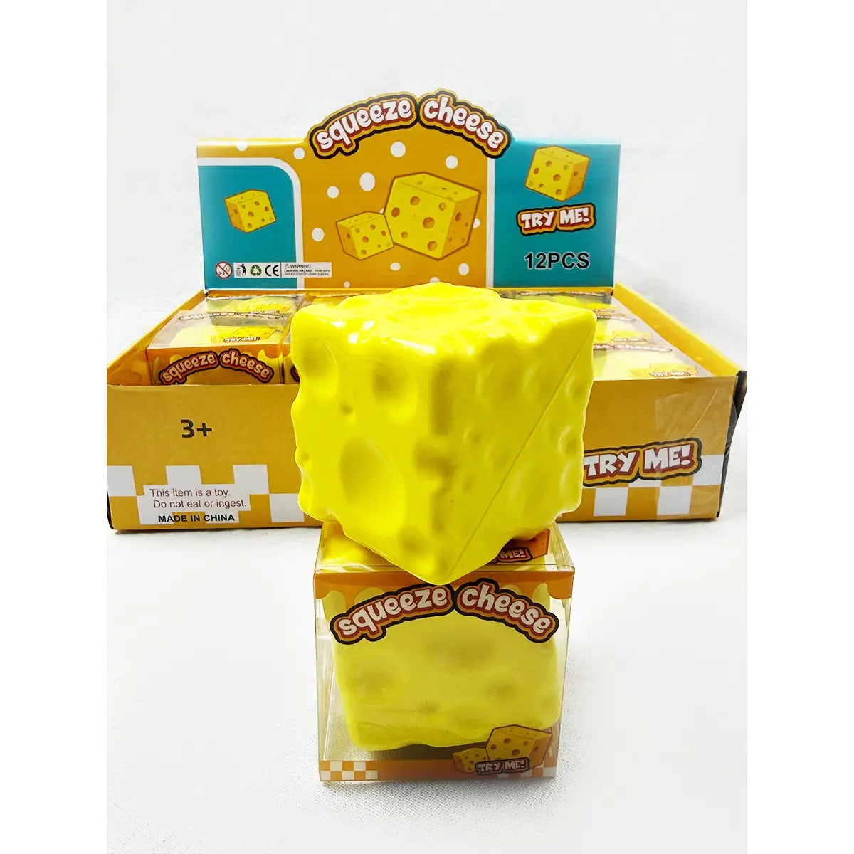 Love and Repeat Viral Slow Rising Cheese Squishy Toy