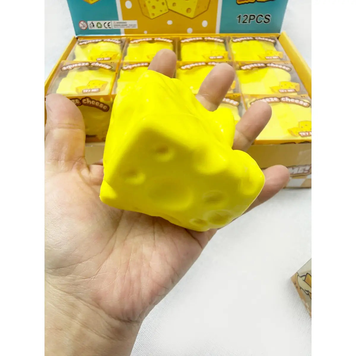 Love and Repeat Viral Slow Rising Cheese Squishy Toy