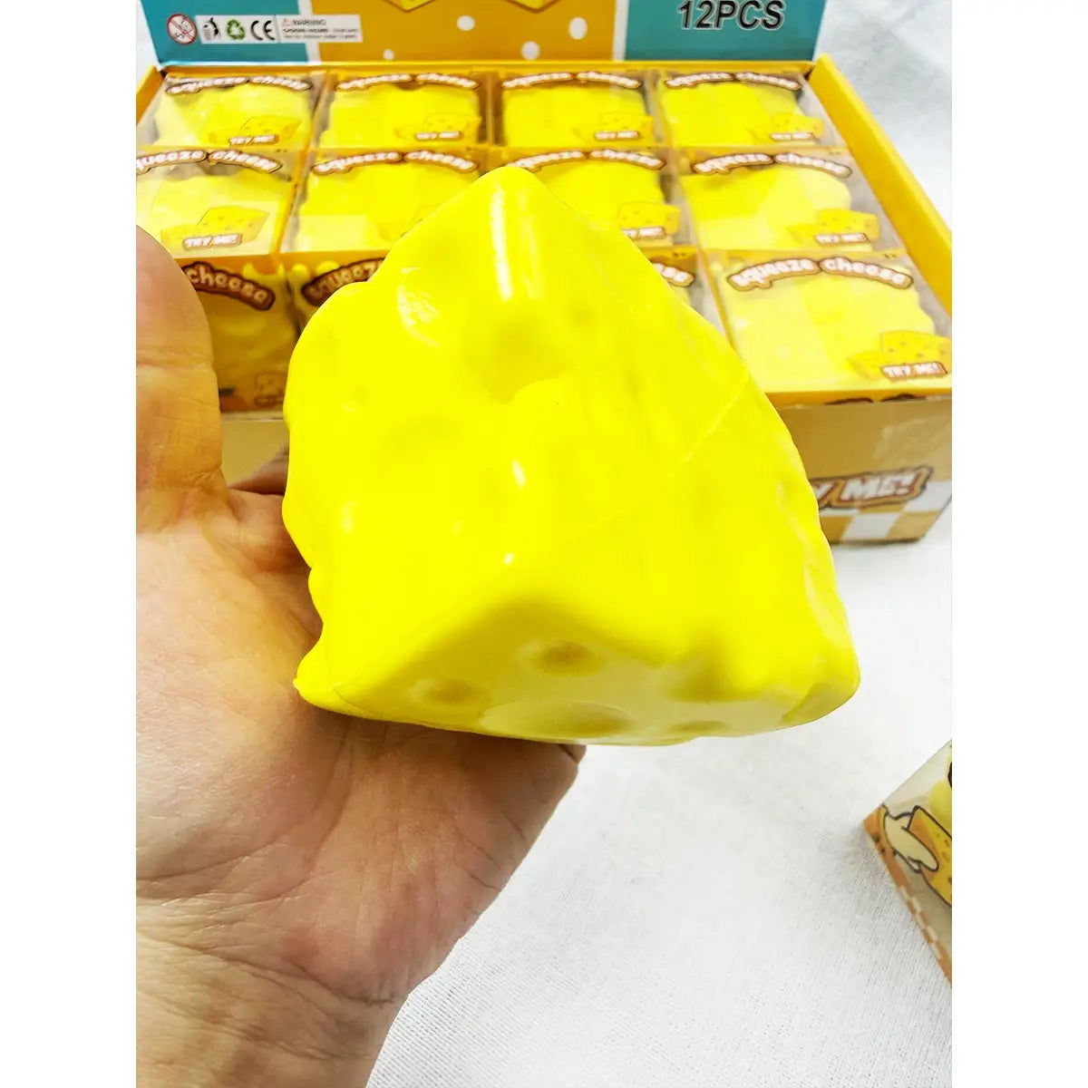 Love and Repeat Viral Slow Rising Cheese Squishy Toy