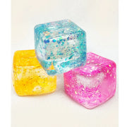 Love and Repeat Viral Glitter Ice Cube Squishy Toy