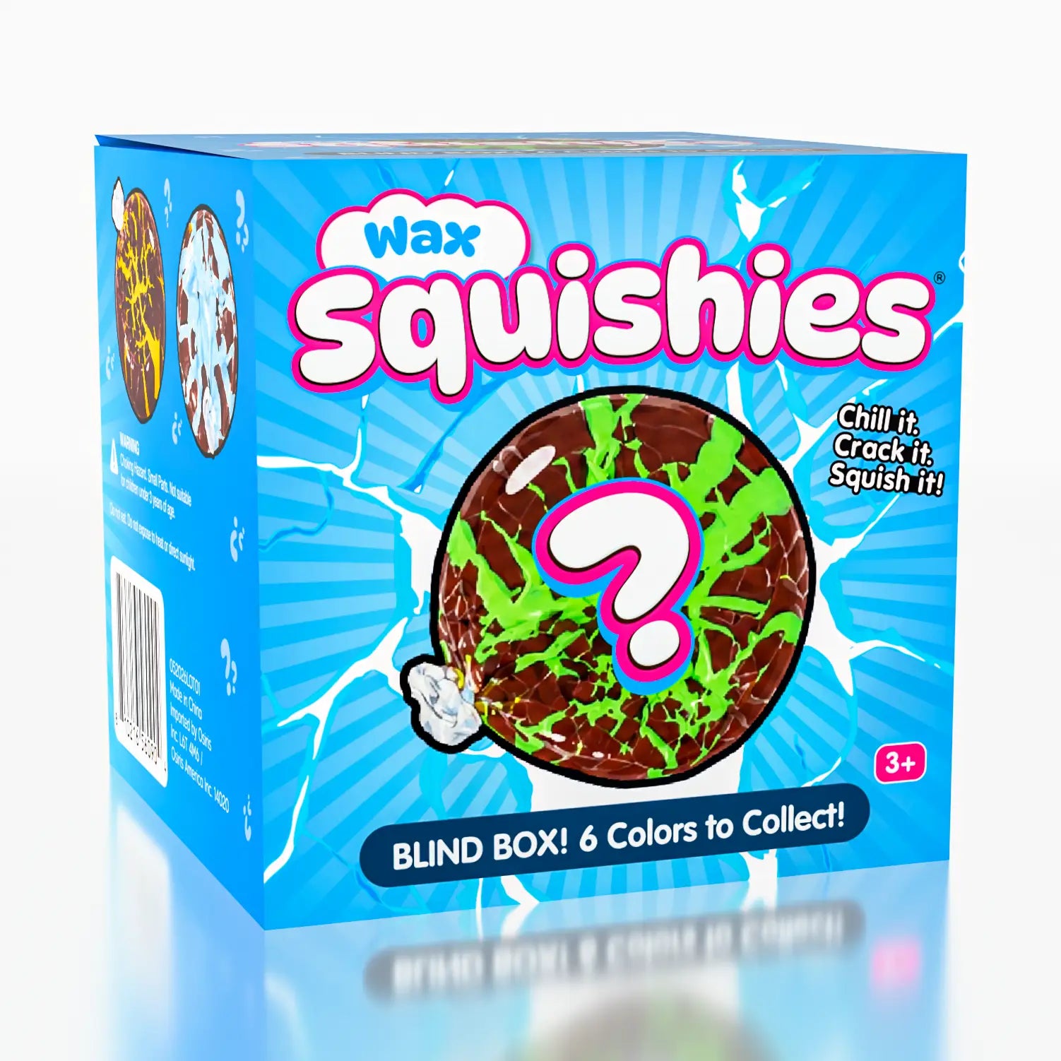 Showcase Wax Squishies® Mystery Wax Crack Fidget Stress Ball Blind Box (1pc)