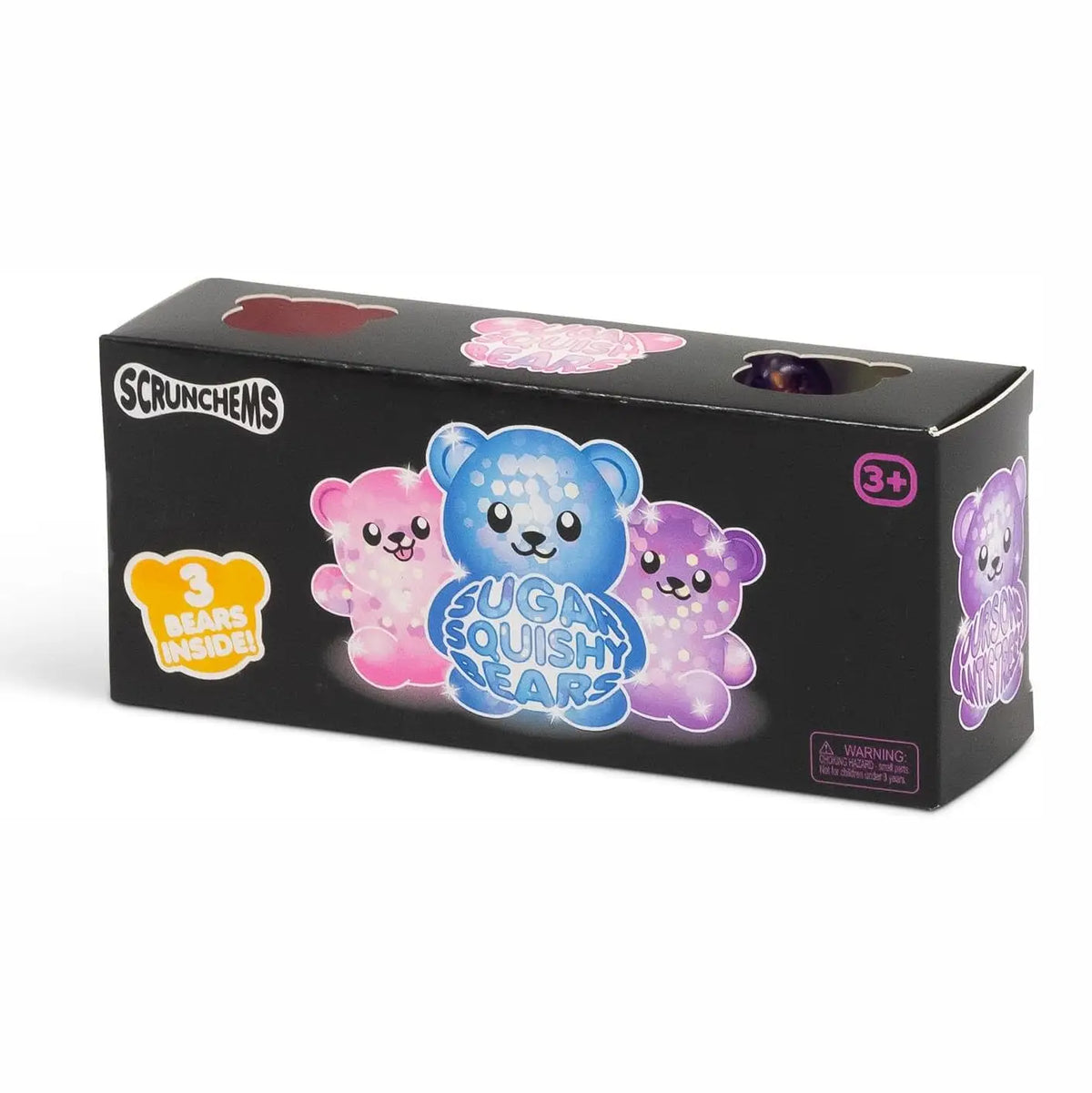 Scrunchems® Sugar Diddy Bears Squishy Fidget Toy (3pc)