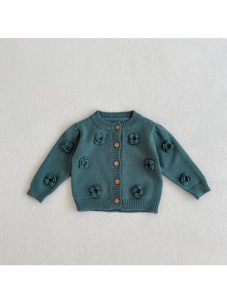Flower Knitted Jacket