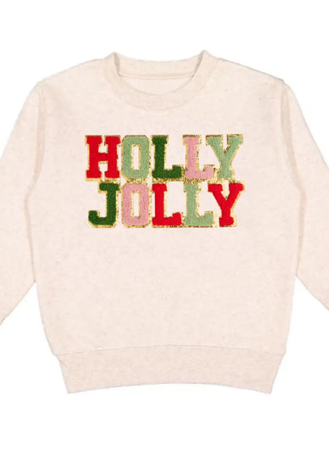 Holly Jolly Patch Sweatshirt
