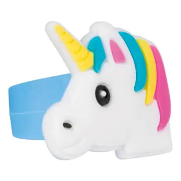 Magical unicorn rings blue band