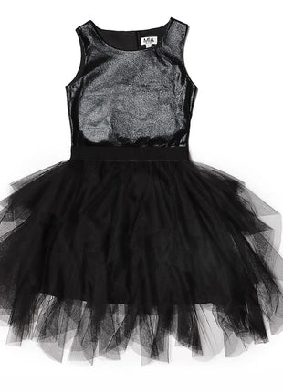 Mia New York Cascade Dress Black