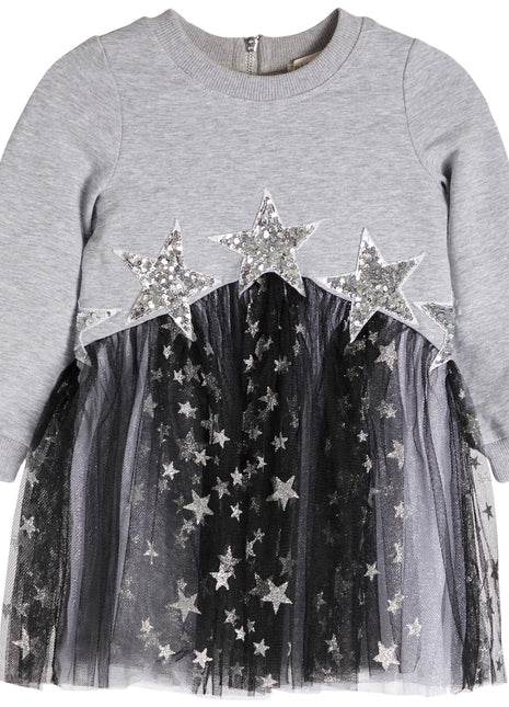 Star Tutu Sweatshirt Dress