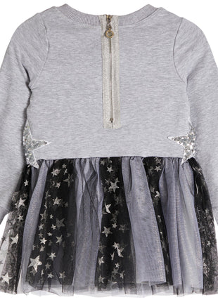 Star Tutu Sweatshirt Dress
