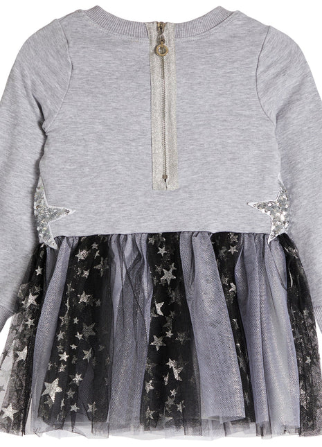 Star Tutu Sweatshirt Dress