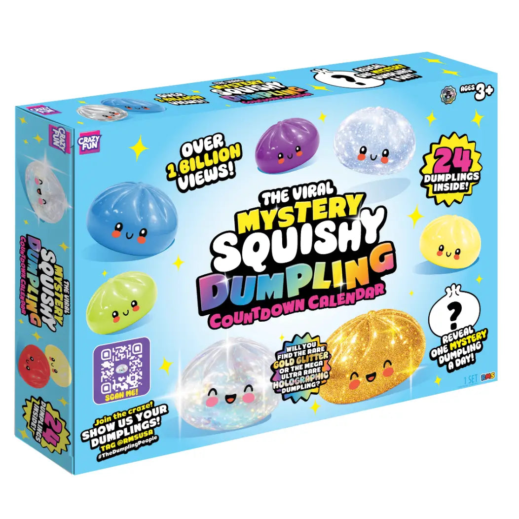 Showcase RMS® Crazy Fun™ Dumpling Advent Squishy Calendar 2026 24pc | default - #42847