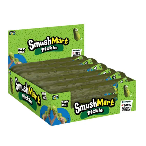 Showcase Rms® Smushmart™ Giant 15" Pickle Squishy 1pc
