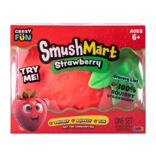 Showcase Rms® Smushmart™ Giant Scented Strawberry Squishy 1pc