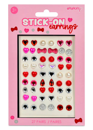 Iscream Jeweled Stick On Earrings