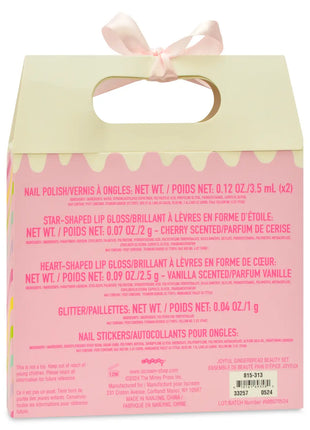 Iscream Joyful Gingerbread Beauty Set package back