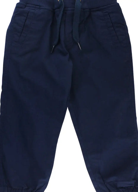 Rufflebutts + Ruggedbutts Boys Navy Chino Jogger Pant