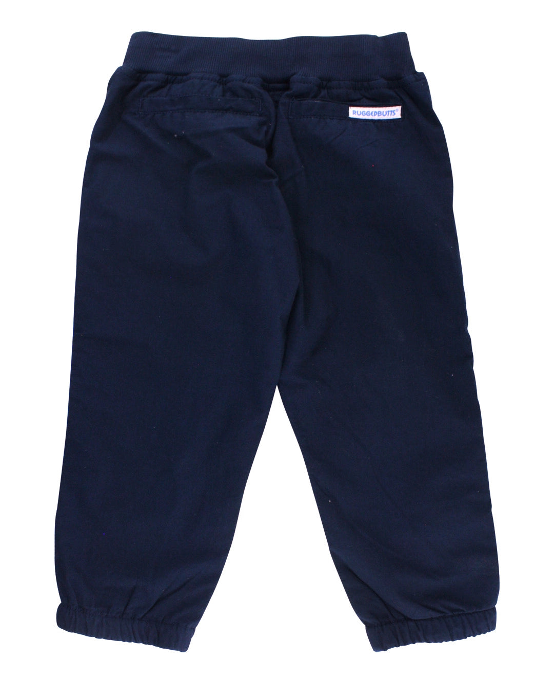 Rufflebutts + Ruggedbutts Boys Navy Chino Jogger Pant back