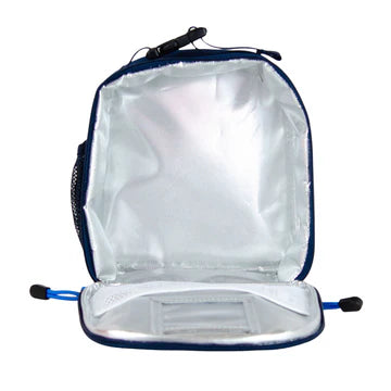 Becco Bags Becco Lunch Box – Navy On Side