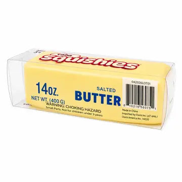 Showcase Giant Salted Butter Stick 10" Taba Squishy® Fidget Toy