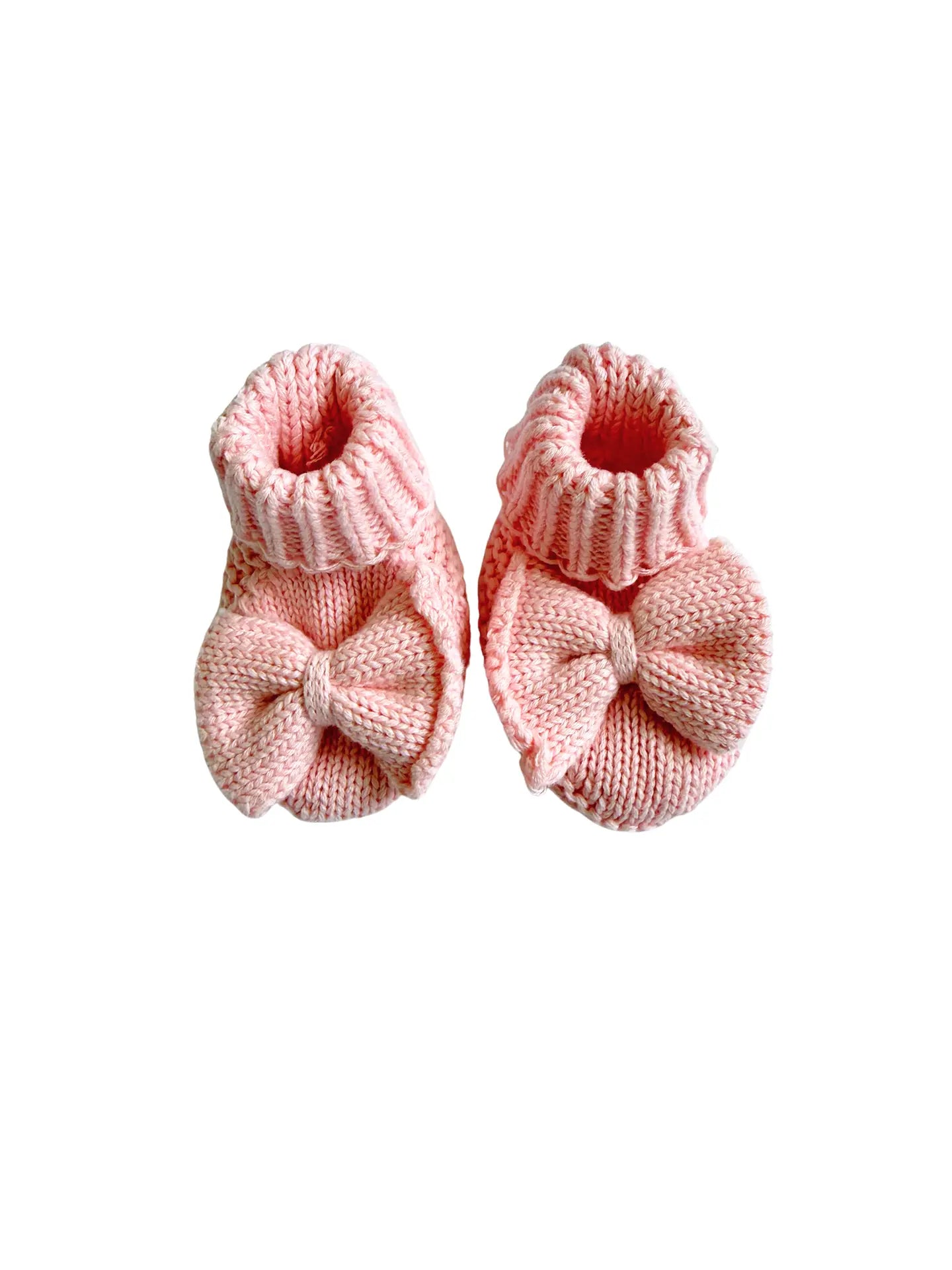 Luna + Luca Bow Booties - Powder Pink