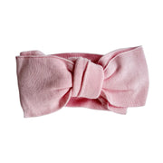 Luna + Luca Classic Bow Headband - Powder Pink