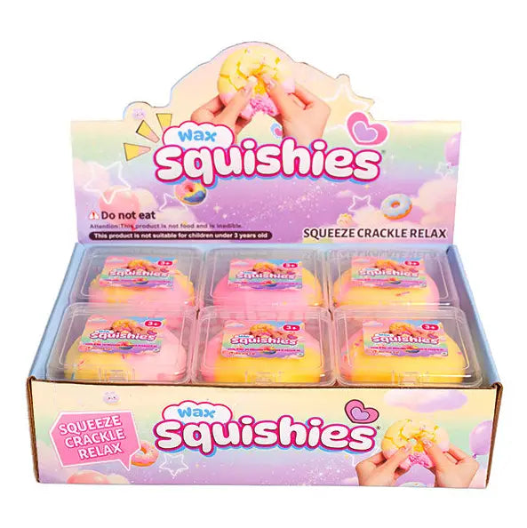 Showcase Wax Squishies® Donut Wax Crackle Fidget Clay Toy (1pc)
