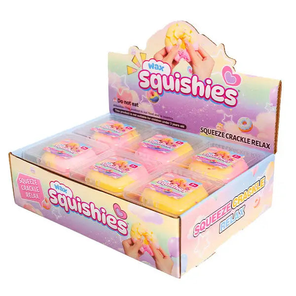 Showcase Wax Squishies® Donut Wax Crackle Fidget Clay Toy (1pc)