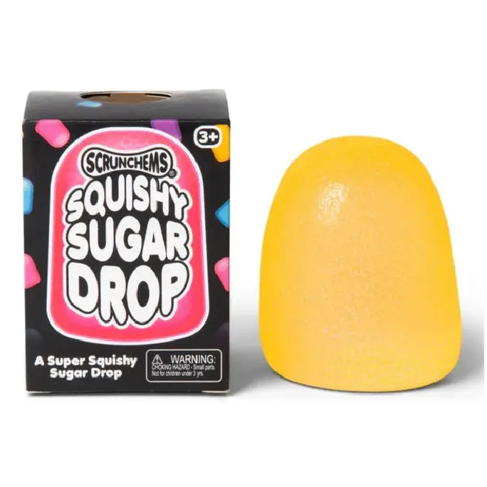 Showcase Scrunchems® Squishy Sugar Drop Fidget Toy (1pc) Assorted - Yellow