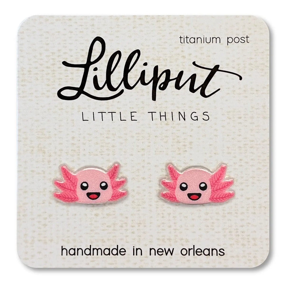 Lilliput Axolotl Earrings