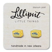 Lilliput Butter Earrings // Quirky Earrings