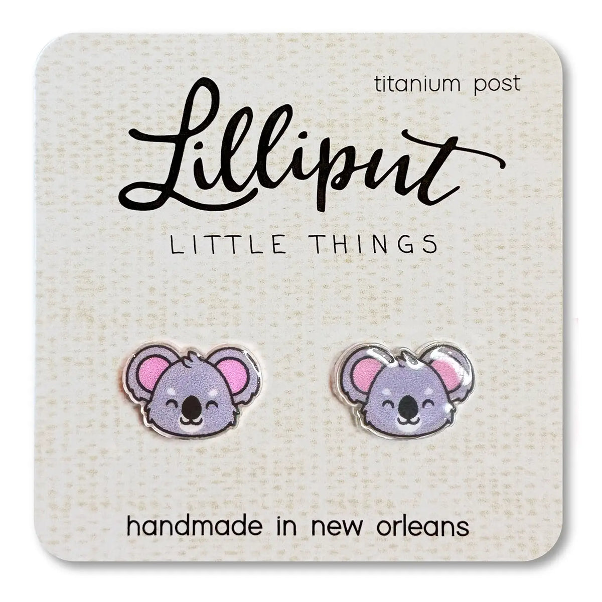 Lilliput Koala Earrings