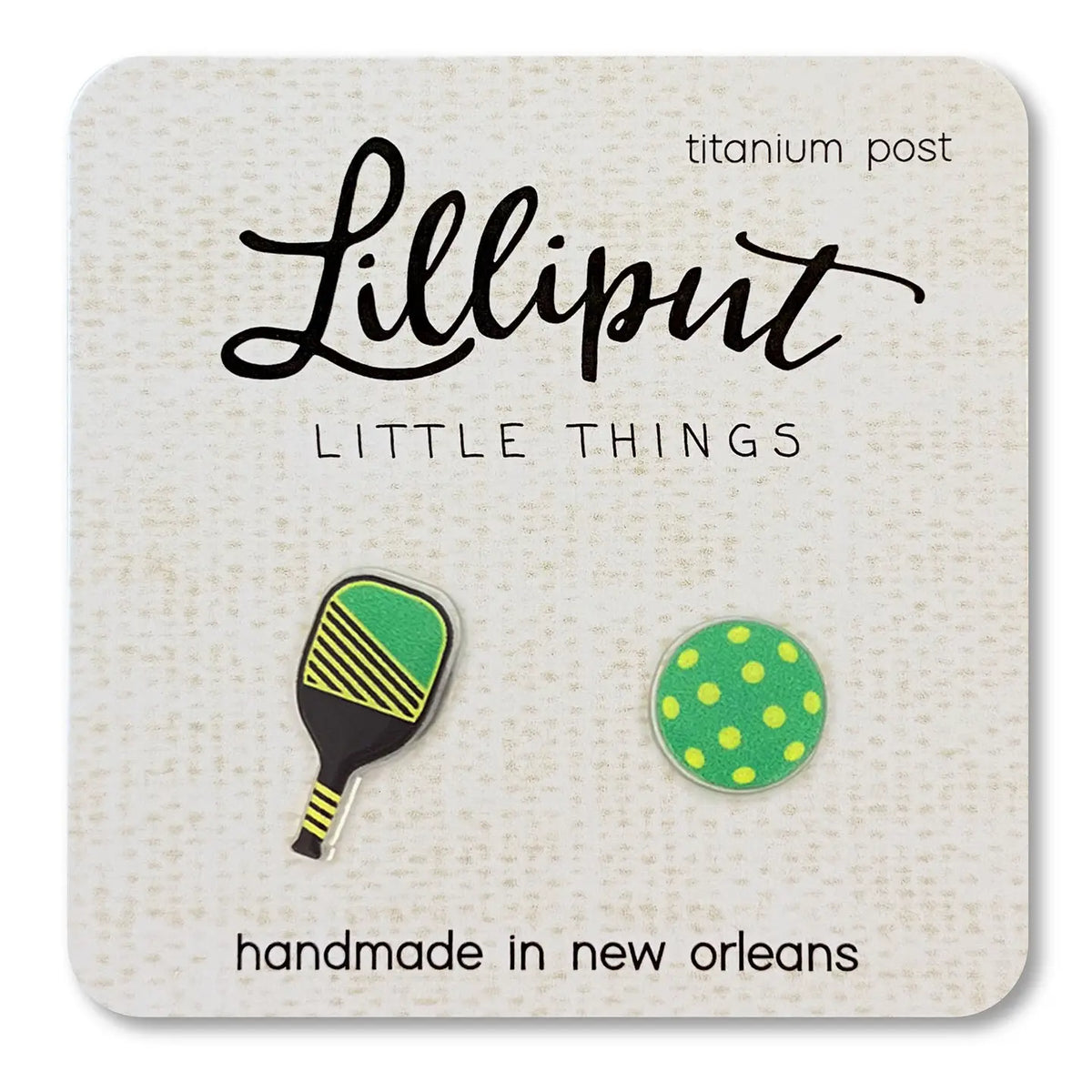 Lilliput Pickleball Earrings