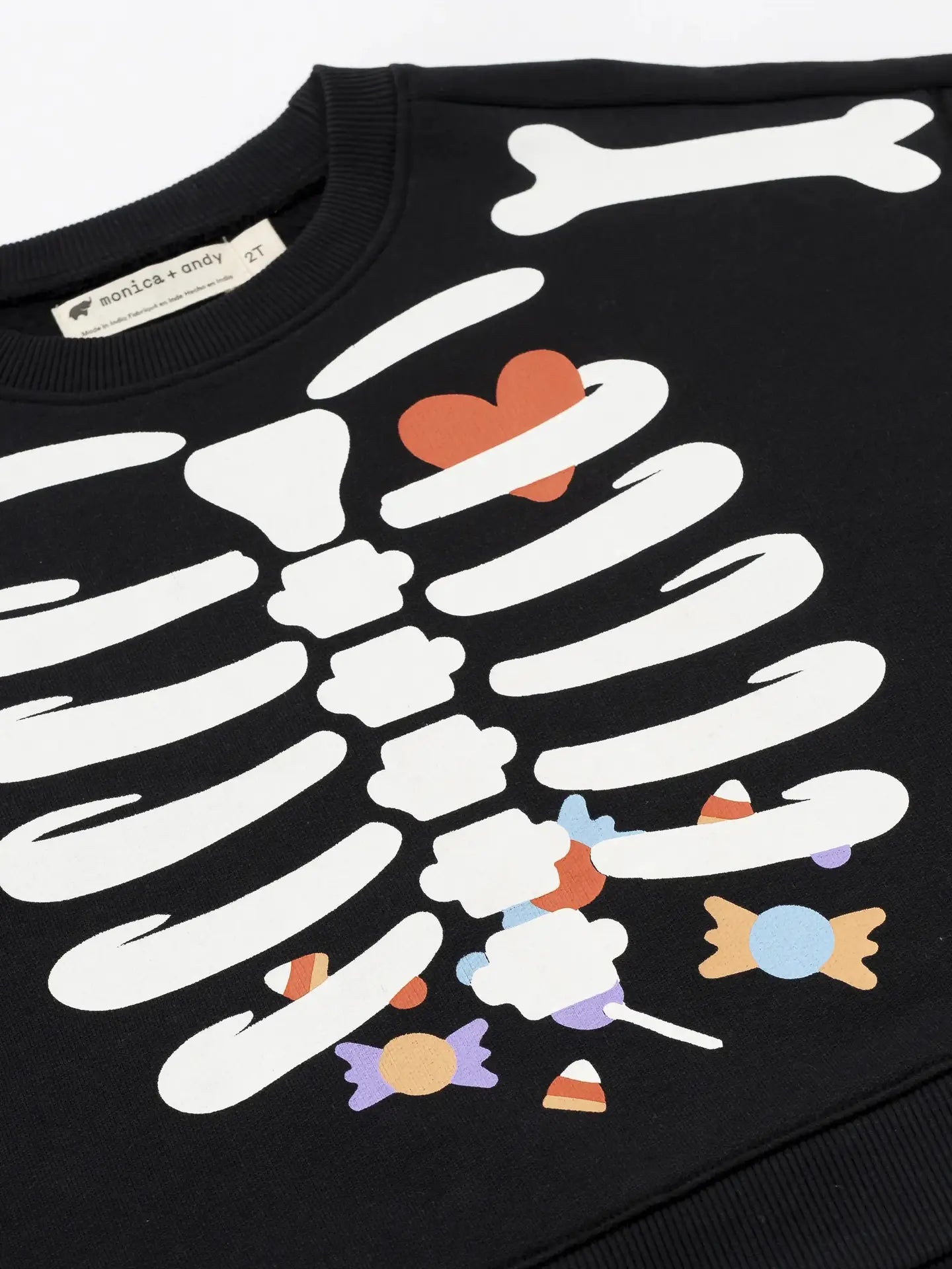 Monica + Andy Halloween Kids Sporty Sweatsuit Bundle_skeleton Dance Party