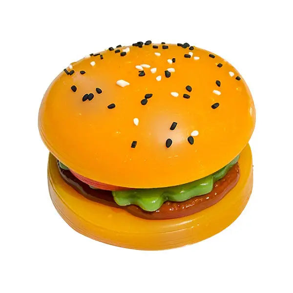 Showcase Taba Squishies® Peelables Deluxe Premium Silicone Fidget Toy (1pc) Hamburger