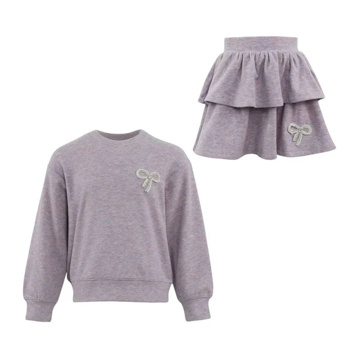  Lola And The Boys Super Soft Pearl Bow Set