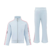 Lola And The Boys Rainbow Stripe Soft Scuba Tracksuit
