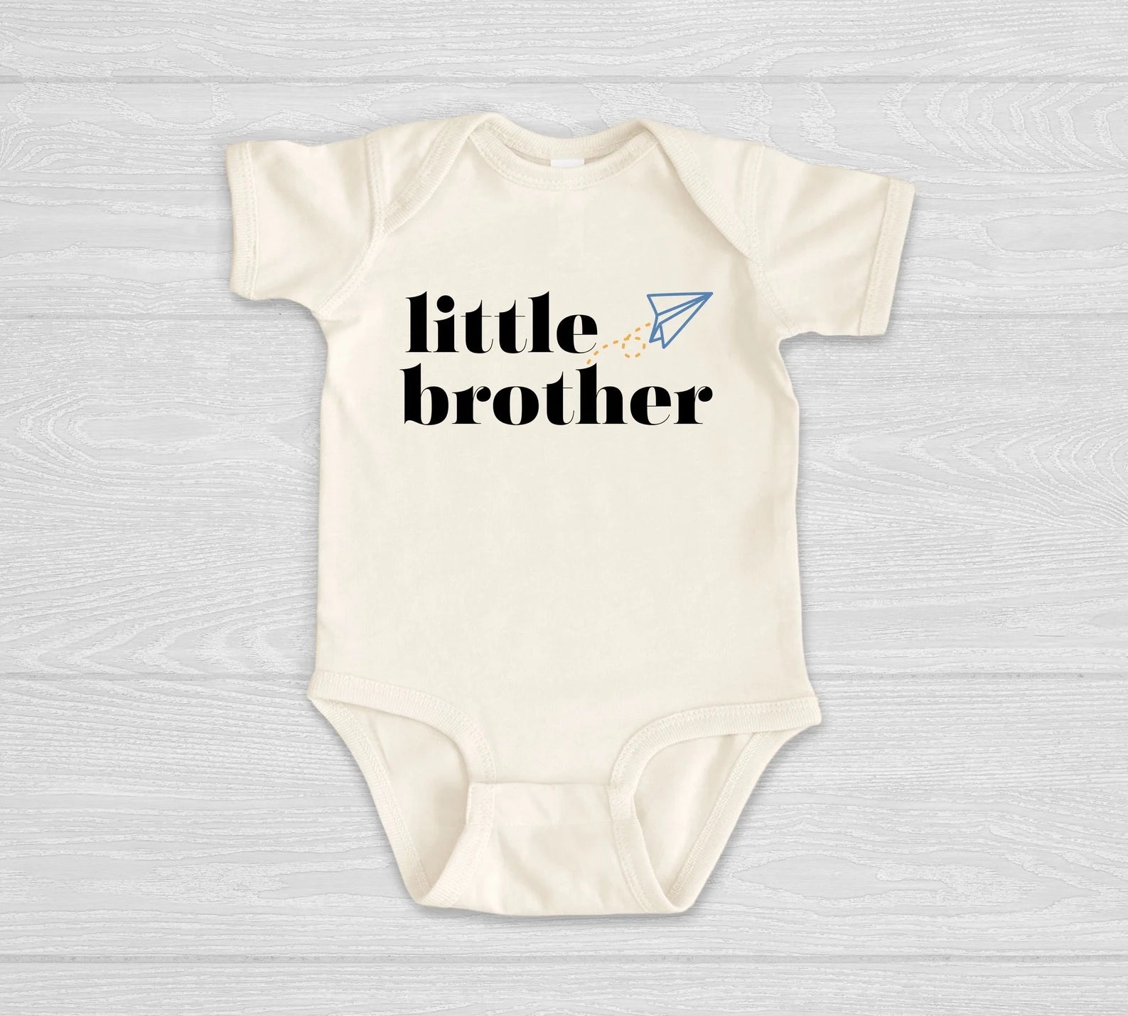 Miche Custom Little Brother Paper Airplane Onesie