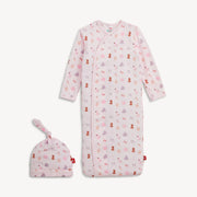 Magnetic Me Nursery Nostalgia Gown + Hat - Pink