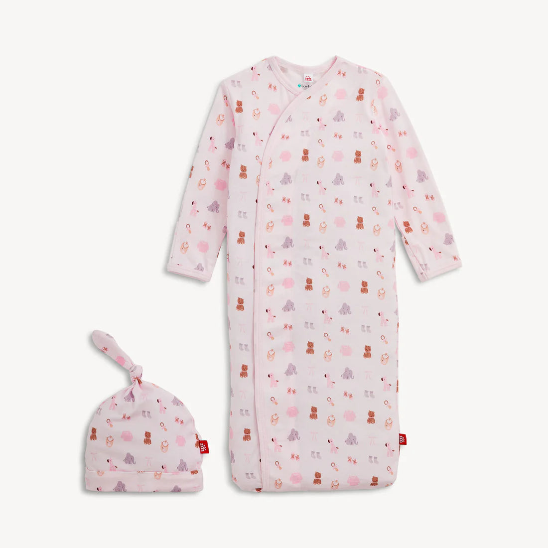 Magnetic Me Nursery Nostalgia Gown + Hat - Pink