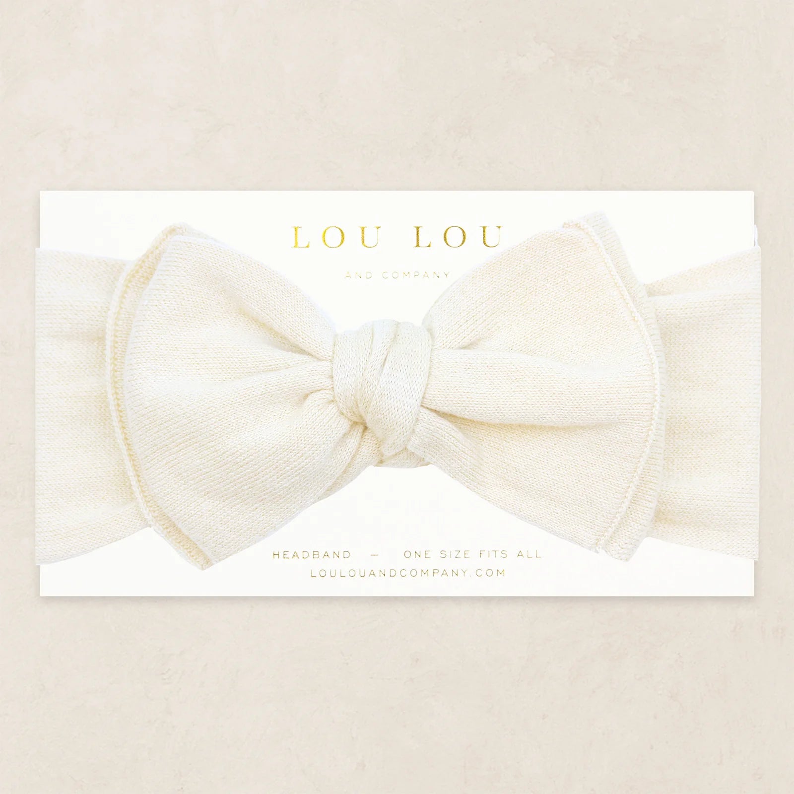 Lou Lou & Company Knit Headband - Ivory