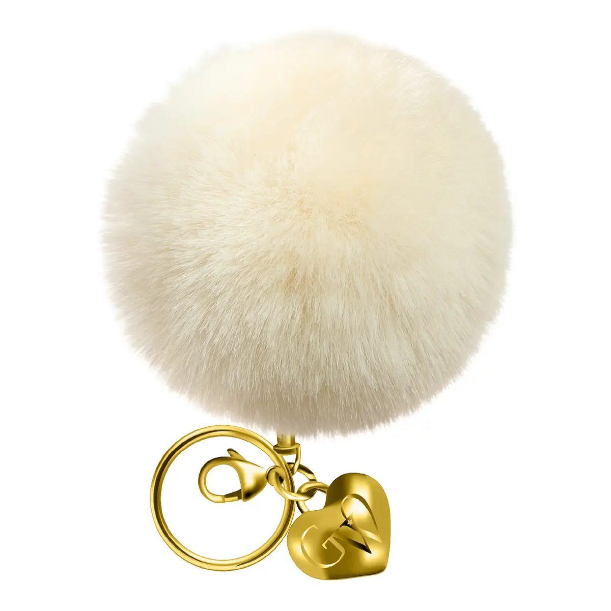Glimmer Wish Heart of Gold Charm & Poof - Toasted Marshmallow 