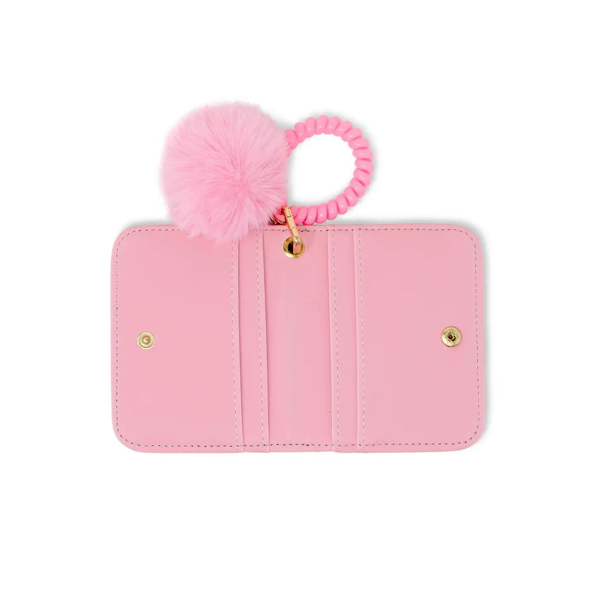 Tiny Treats & ZOMI GEMS Pom Pom Pop Id Wallet - Light Pink