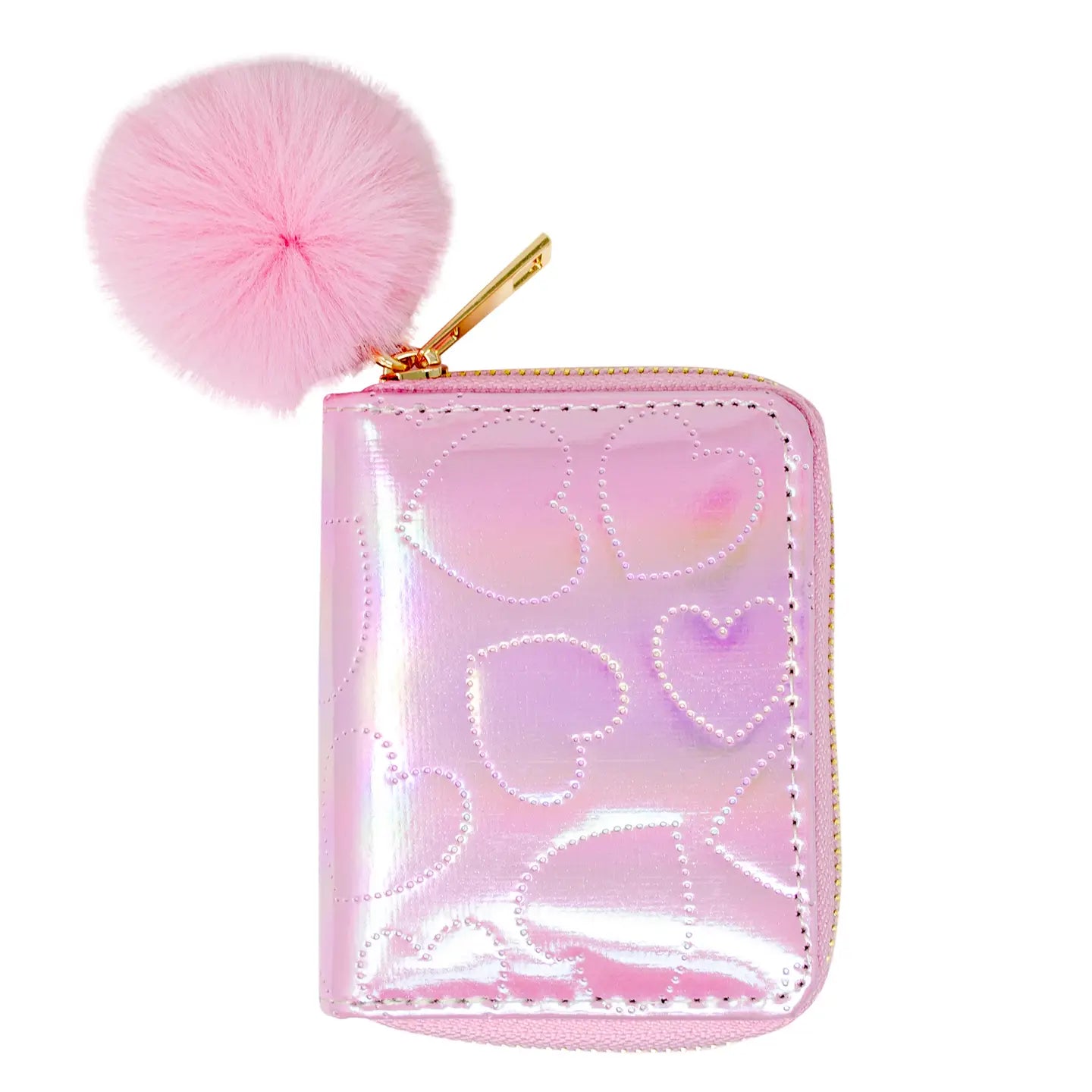 Tiny Treats & ZOMI GEMS Shiny Dotted Heart Wallet