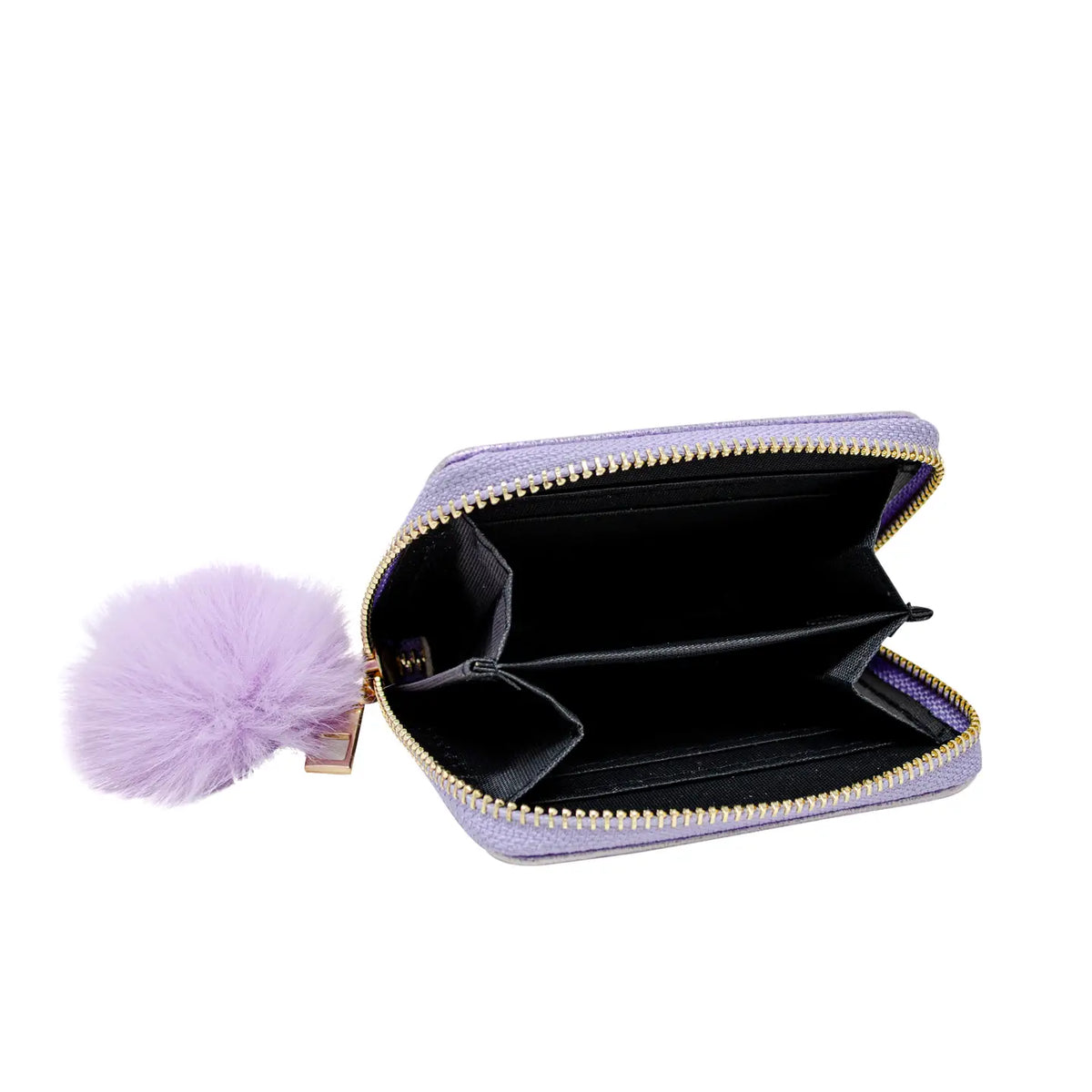 Tiny Treats & ZOMI GEMS Shiny Heart Patch Wallet - Light Purple
