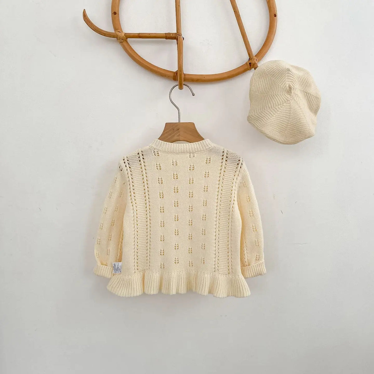 Rylee Faith Designs Baby Cherry Knit Cardigan Sweater