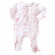 Caden Lane Fancy Frills Ruffle Zipper Footie