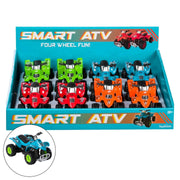 Toysmith Smart Atv, Pull Back Toy, Assorted