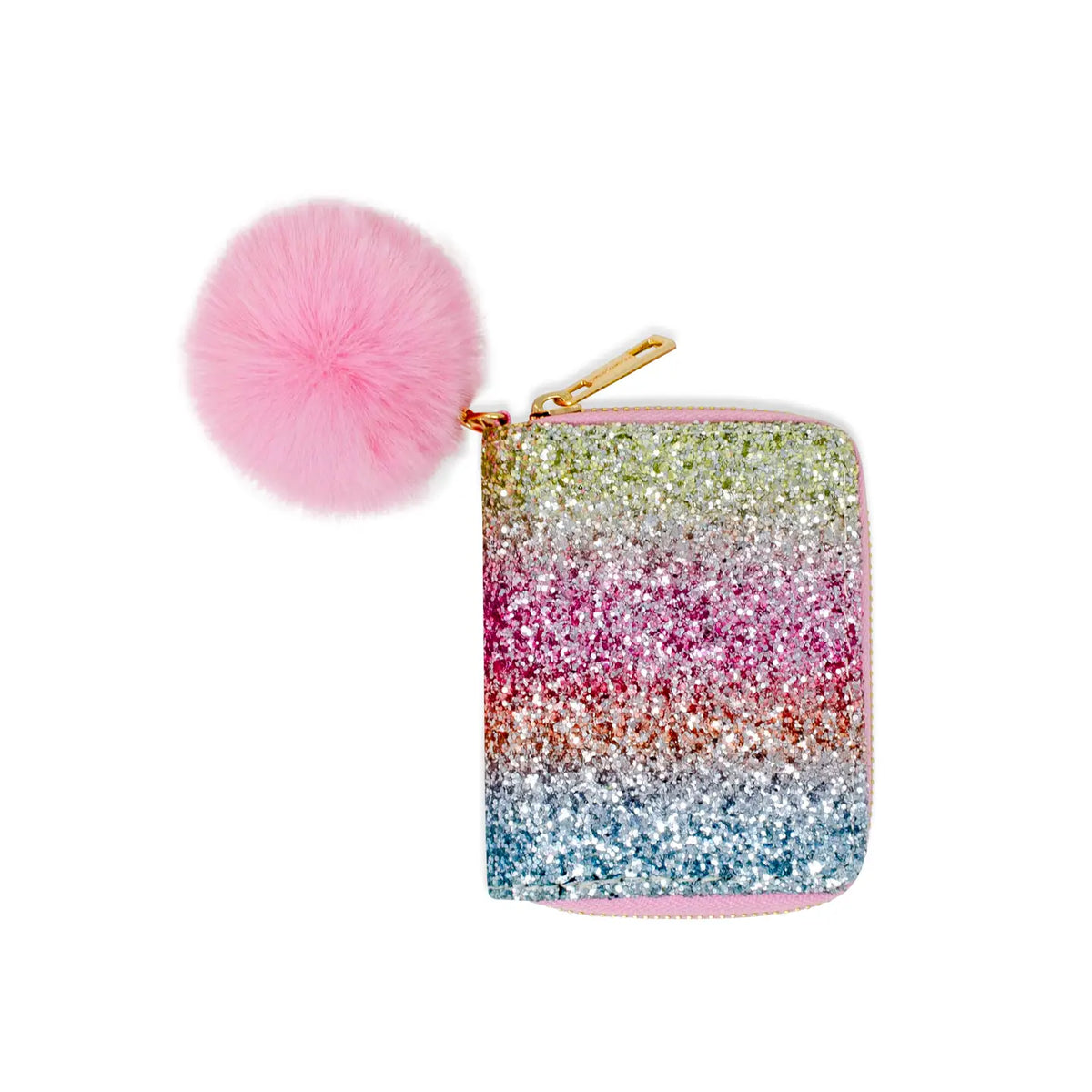 Tiny Treats And ZOMI GEMS Glitter Rainbow Wallet